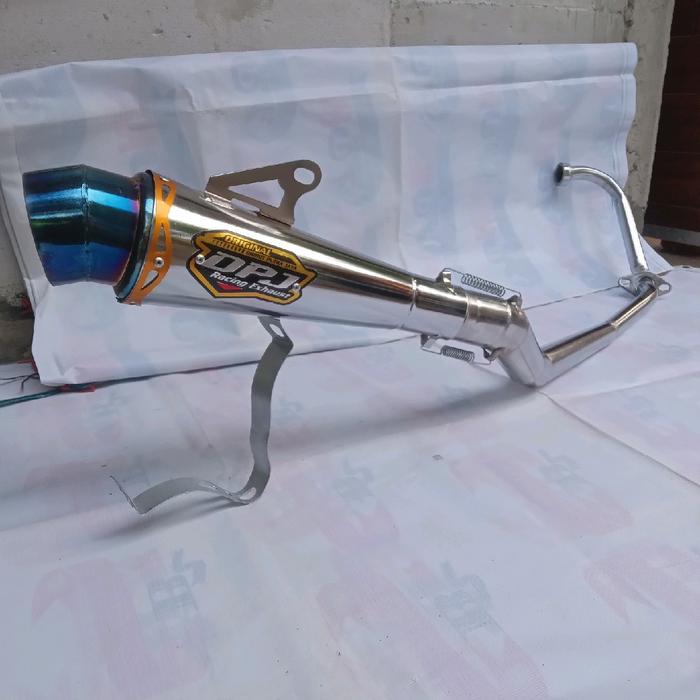 Knalpot Racing Dpj Congor Blue Satria Fu 150 Satria Fu Karbu