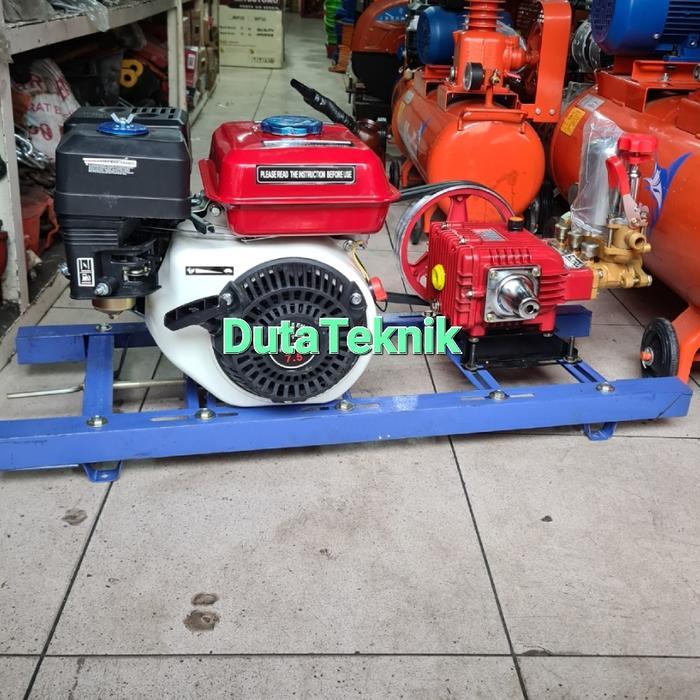 Mesin sprayer 22 steam air doorsmeer engine bensin 7 hp chasis siku
