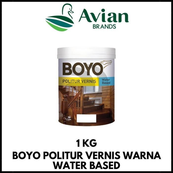 Vernis Politur Boyo 1 Kg Water Based Warna
