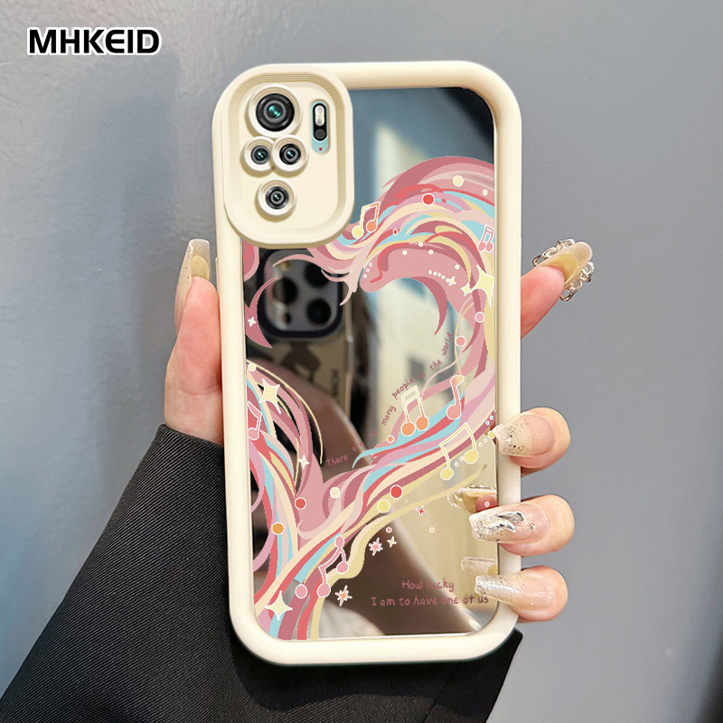 MHKEID Casing Hp untuk Xiaomi Redmi Note 10 Redmi Note 10s Redmi Note 10 Pro POCO M5s Case Casing po