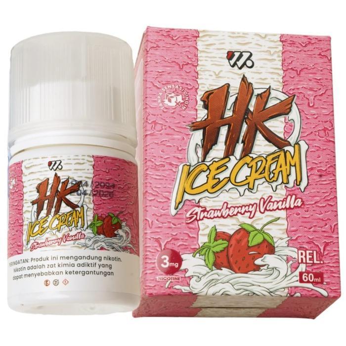 UA HK HAPPI KRUNCH ICE CREAM STRAWBERRY VANILLA 60ML