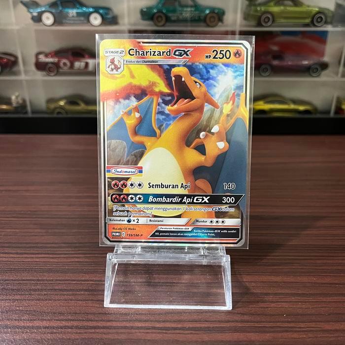 Kartu Pokemon Indonesia CHARIZARD GX Indomaret [PROMO 159/SM-P]