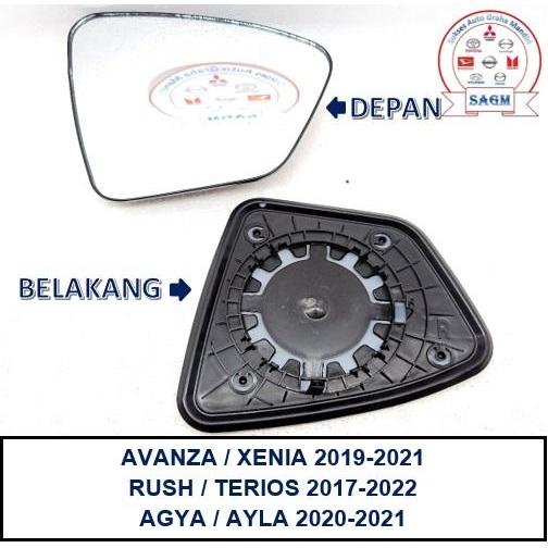 Kaca Spion Avanza Xenia Rush Agya 2019 - 2022 Bracket Ori (Kaca Saja)