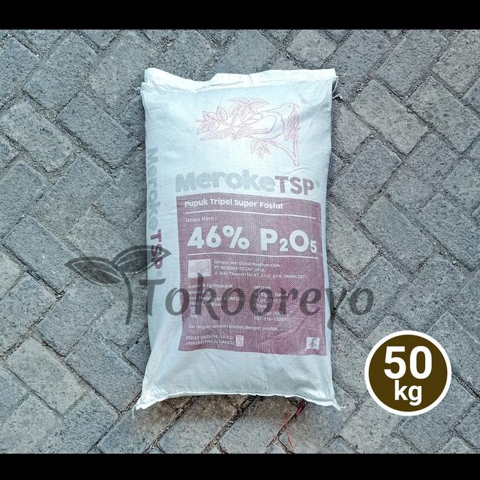 PUPUK MEROKE TSP 50 KG KEMASAN PABRIK VIA CARGO