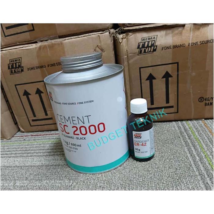 Cement Sc 2000 Sc2000 Lem Karet Rema Tip Top Resin 1Kg Hardener Er 42 30Gr Black Cement