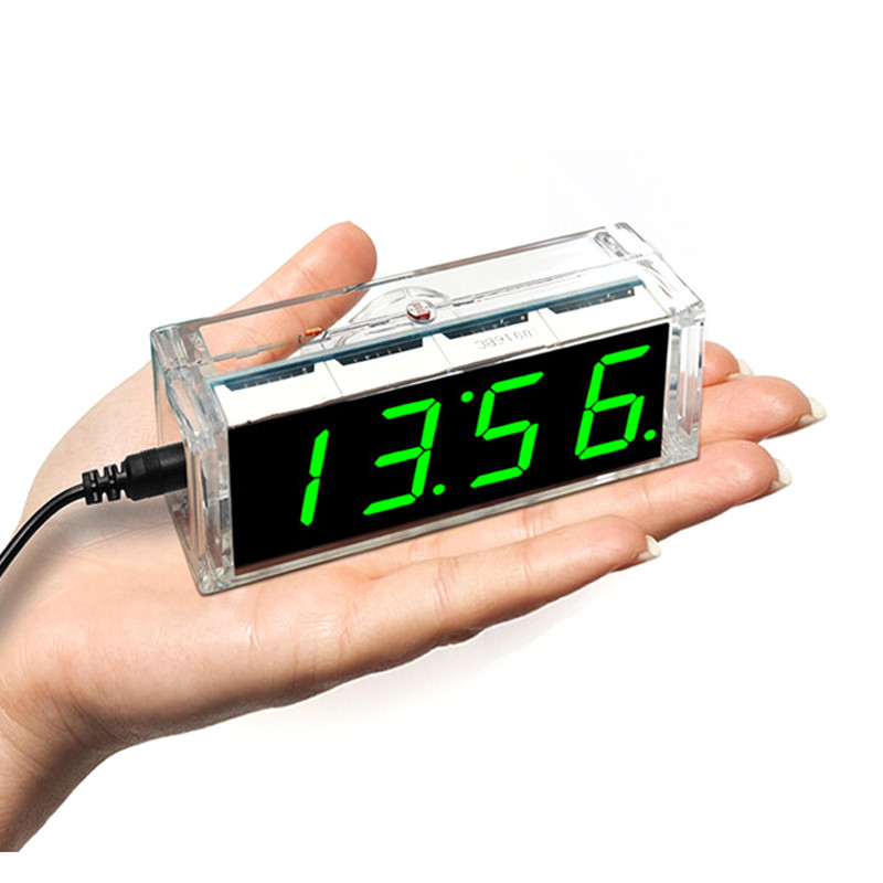 Multifunction DIY Electronic Clock Kit LED Digital Clock Production Kit 51 Microcontroller Time