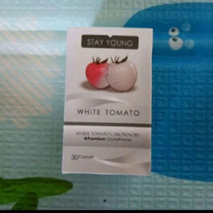 STAY YOUNG WHITE TOMATO GLUTATHIONE PEMUTIH KULIT ORIGINAL