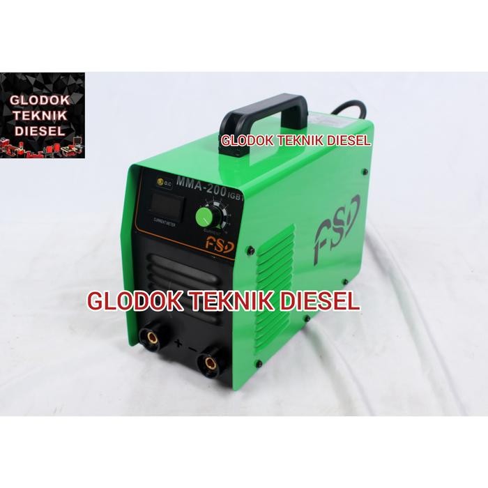 MESIN LAS INVERTER MMA 200 A IGBT TRAFO LAS INVERTER MMA 200A DIGITAL
