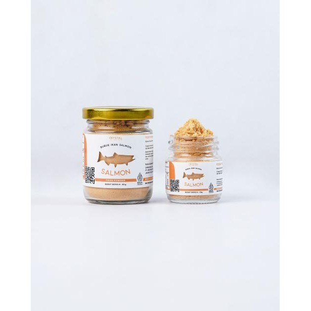 dvb6 Crystal Of The Sea - (20Gr) Salmon Powder / Bubuk Ikan Salmon / Kaldu Mpasi / Ikan