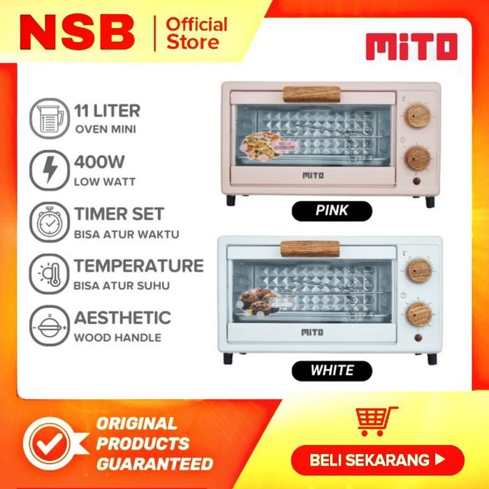 Ready Mito Electric Oven Listrik mini MO 20 Kecil 11 Liter