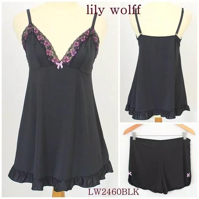 Hemat Lingerie Lily Wolff Baju Tidur Sexy (Victoria Secrets Kimono Lasenza Terlariss 