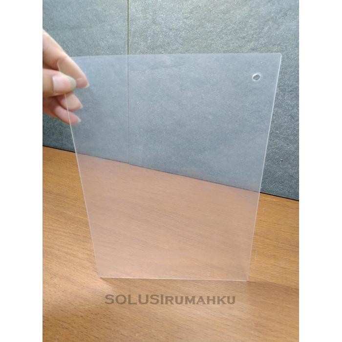 Per 1 meter Fiber Tutup Pagar POLOS BENING 05 Opal Plastik Flat