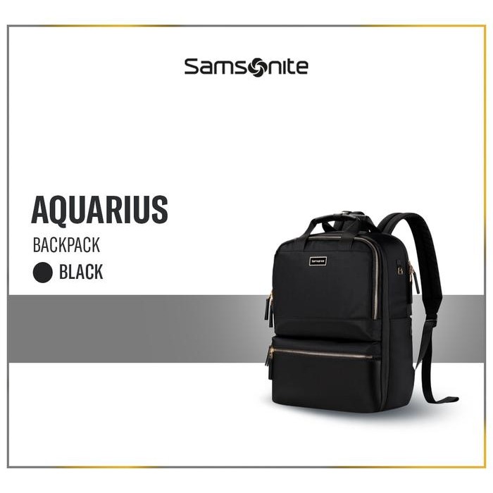 ORIGINAL Samsonite Aquarius Backpack - Black READY STOCK