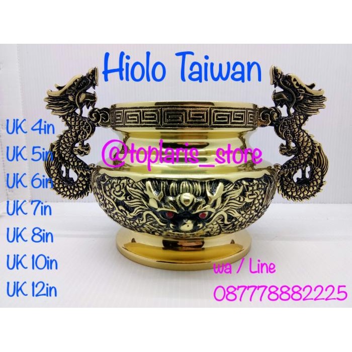 Hiolo Kuningan Taiwan 8.5in Kuping Naga