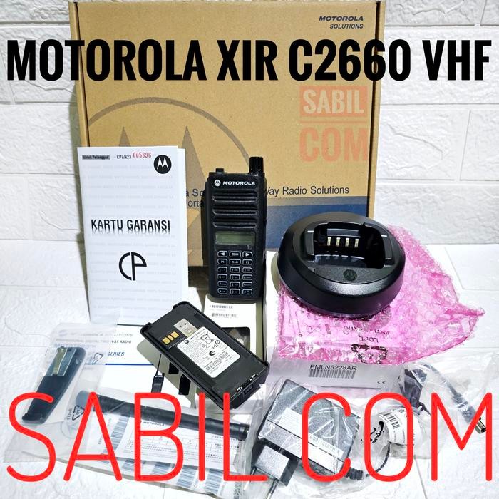 MOTOROLA XIR C2660 VHF 136-174 MHZ ORI HT XIR C2660 VHF ANALOG DIGITAL