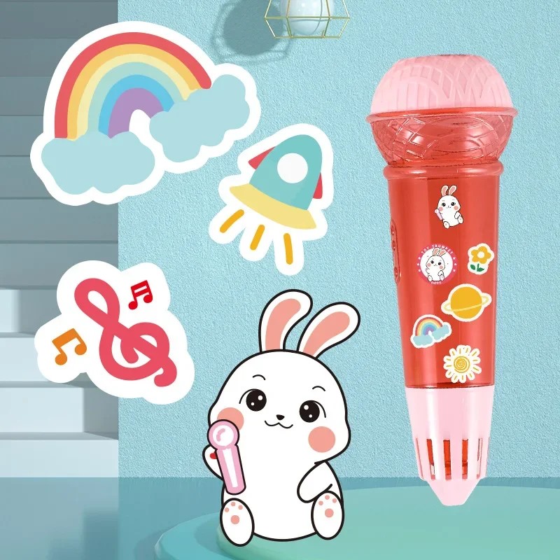 24cm Large Echo Microphone Physical Children's Echo Microphone Singing Toy Music Enlightenment Echo