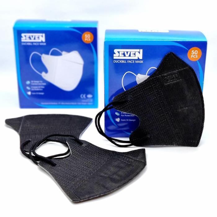 New Masker Duckbill Seven isi 50 pcs dengan 4ply Kemenkes