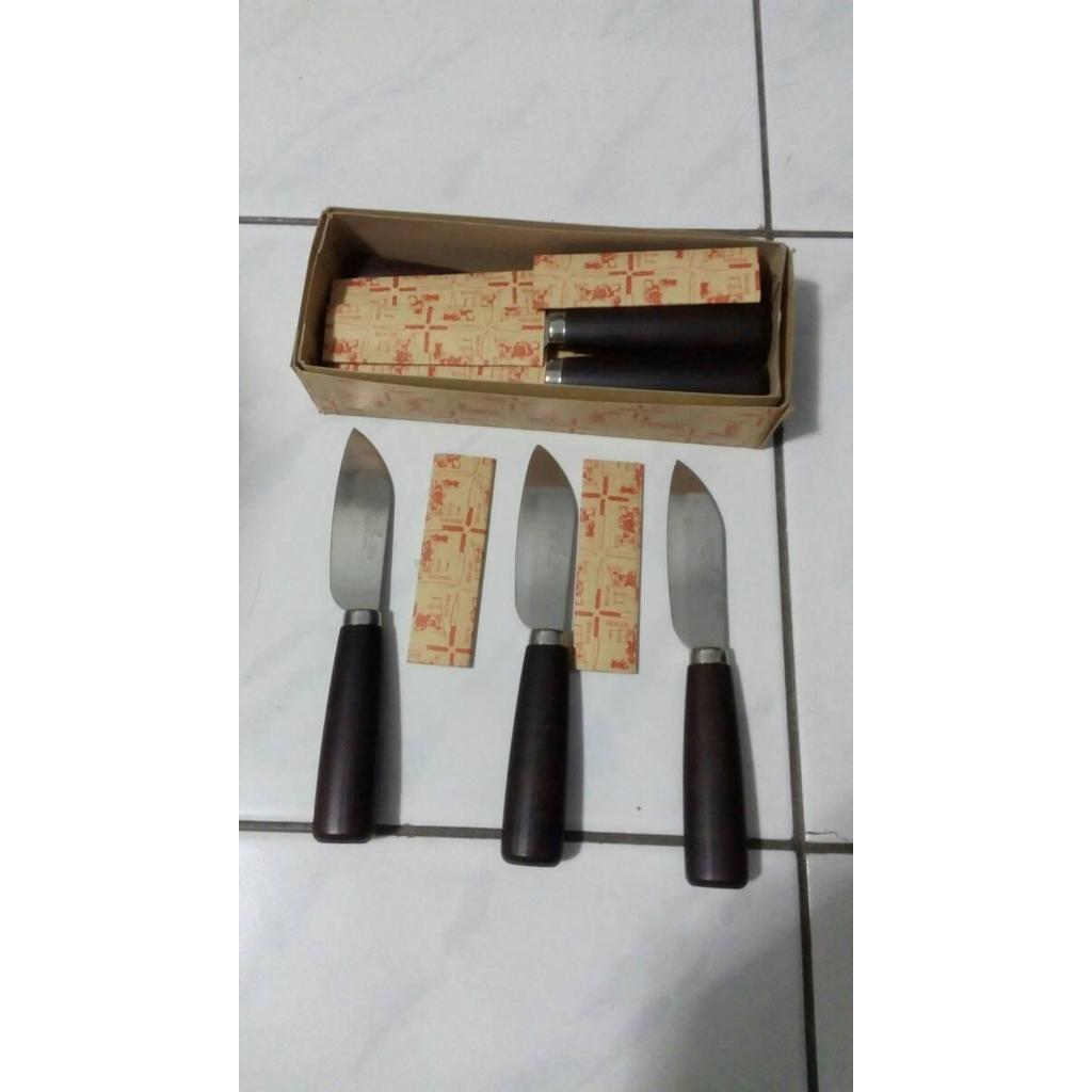 pisau golden fish original(Java knife 4") Japan gagang kayu