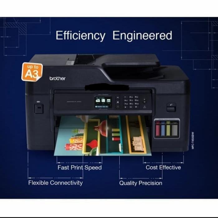 BARU Printer Brother MFC T4500DW A3 Print Scan Copy A3 Brother T4500 ori