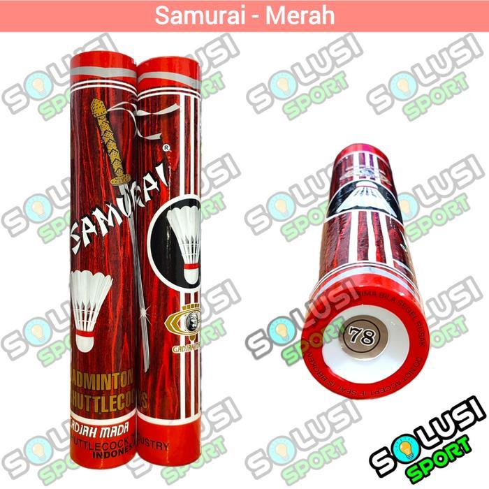 Shuttlecock Badminton SAMURAI MERAH Kock Kok Bulutangkis Original
