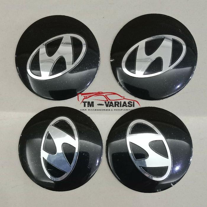 Cover Pelapis Tengah Dop center Velg Ban Mobil Aluminium Hyundai.