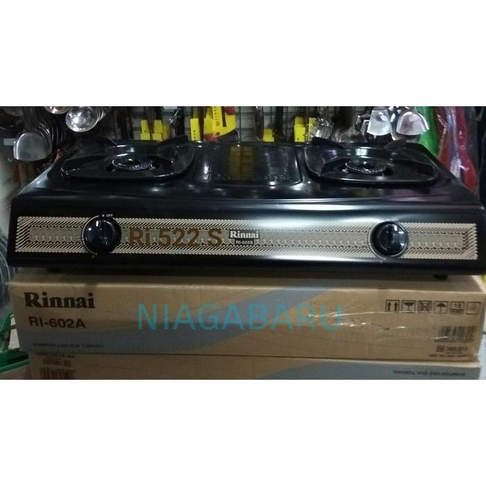 Kompor Gas Rinnai 2 Tungku Ri 522 S Ri 522S Ri-522S
