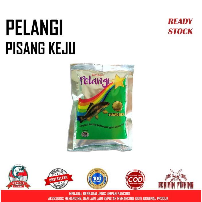 Umpan Pelangi Pisang Keju - Umpan Pancing Terlaris #Gratisongkir