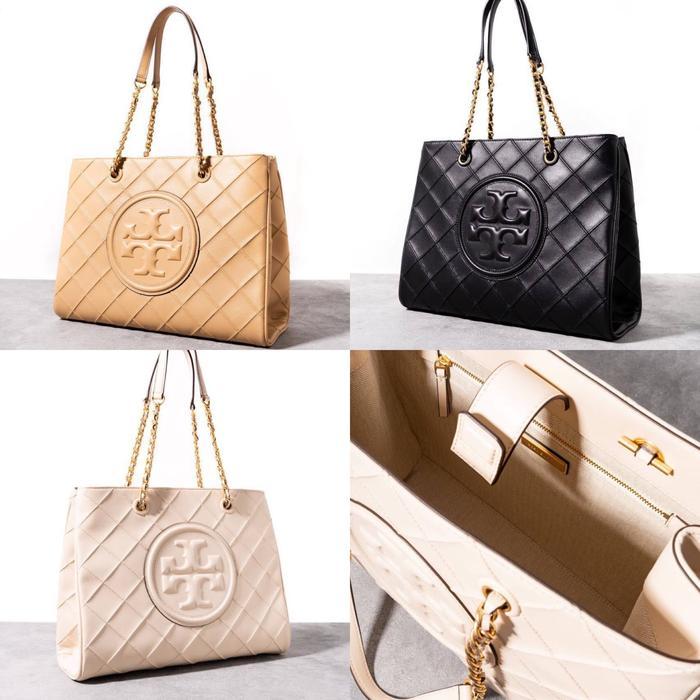 HARGA DISKON TB FLEMING SOFT CHAIN TOTE BAG LEATHER ORIGINAL