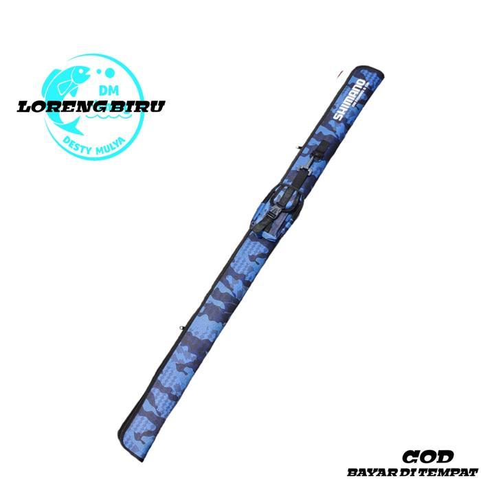 Tas Pancing Hard Case Model Pedang Loreng Biru 60/80/100/120Cm Original