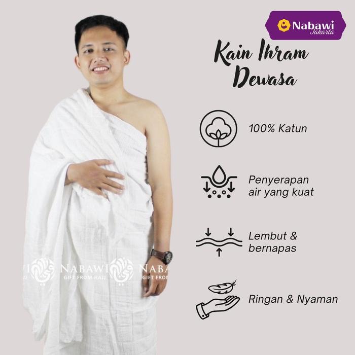 yvd1- Camel Kain Ihram Baju Ihram Laki Laki Baju Ihram Haji Umroh Murah