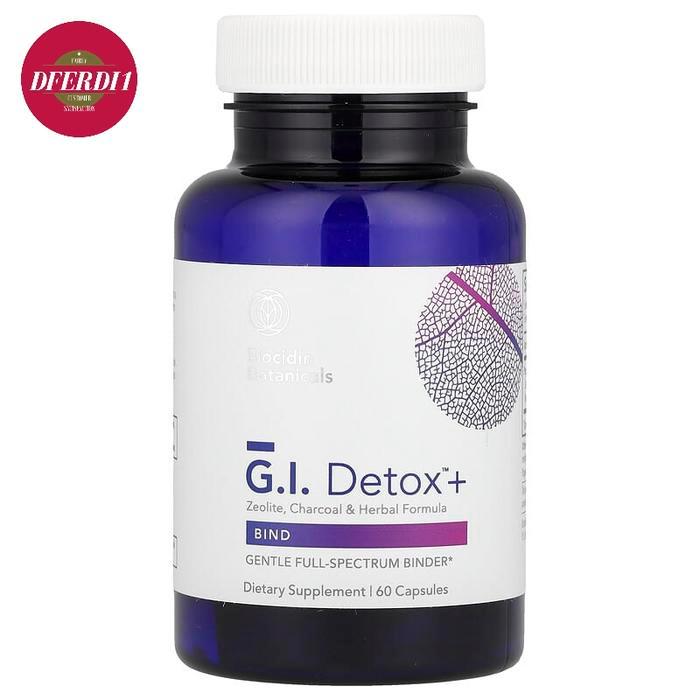 Biocidin Botanicals G.I. Detox + Zeolite Charcoal & Herbal Formula 60 Caps