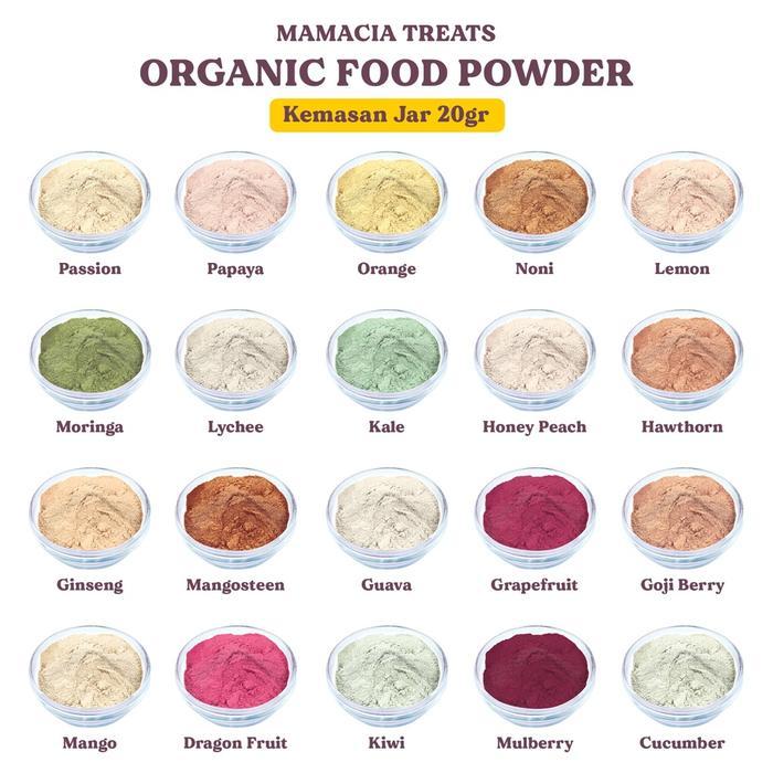 Mamacia Treats Organic Food Powder Pure Bubuk Murni Food Grade