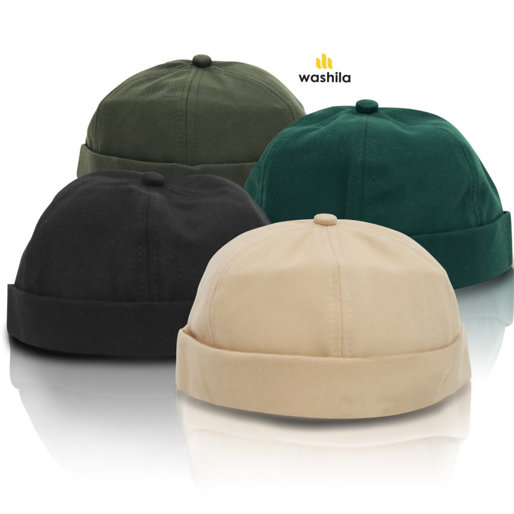 Peci Topi Pria MIKI Hat Maher Zain Ustad Abdul Somad hitam, cream, hijau, olive