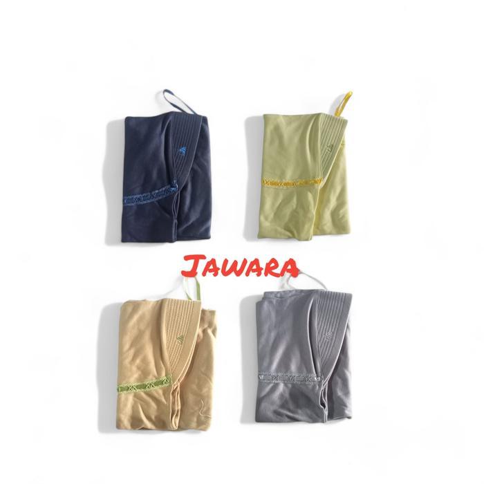 7lc9- Kerudung Sd Putih Merah Coklat Bergo Premium Anak Muslim Sekolah Jilbab Serut Hitam