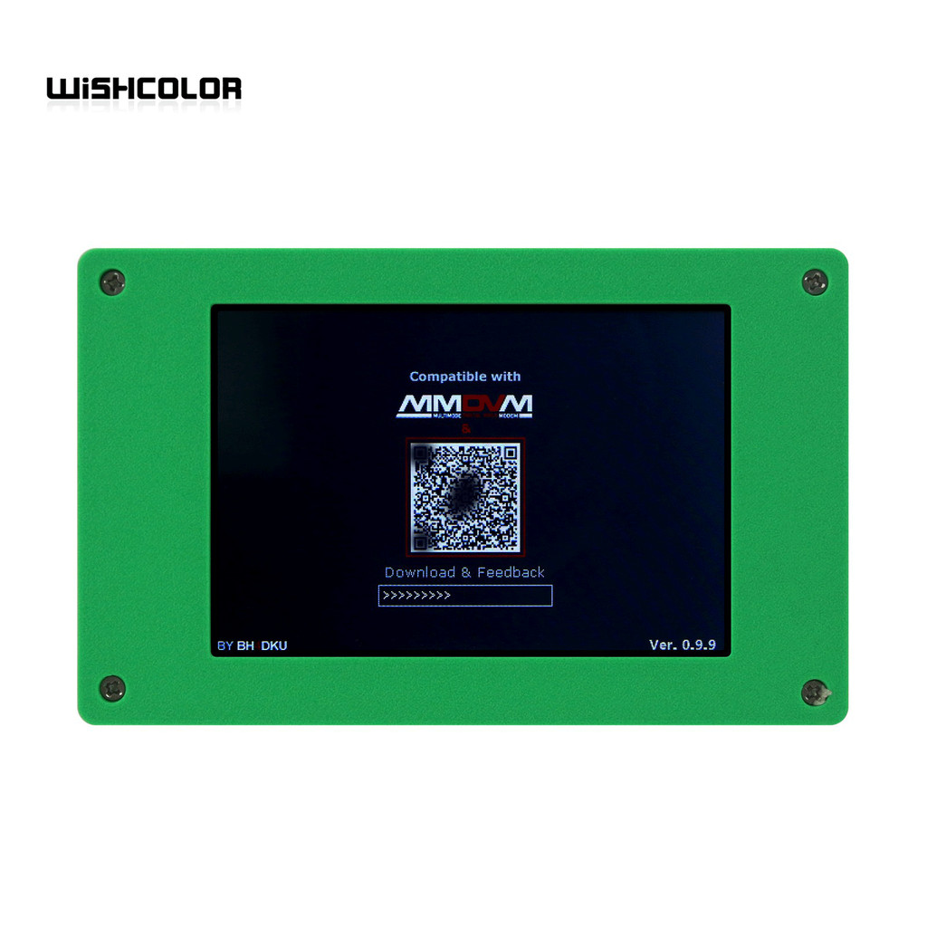 Hamgeek Green Mmdvm Hotspot Mmdvm Modem With Wifi & 3.5" Screen For Connection To Phone Hotspot &