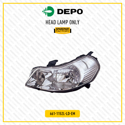 Head Lamp Lampu Depan Besar Kiri Suzuki SX4 SX 4 2007 DEPO