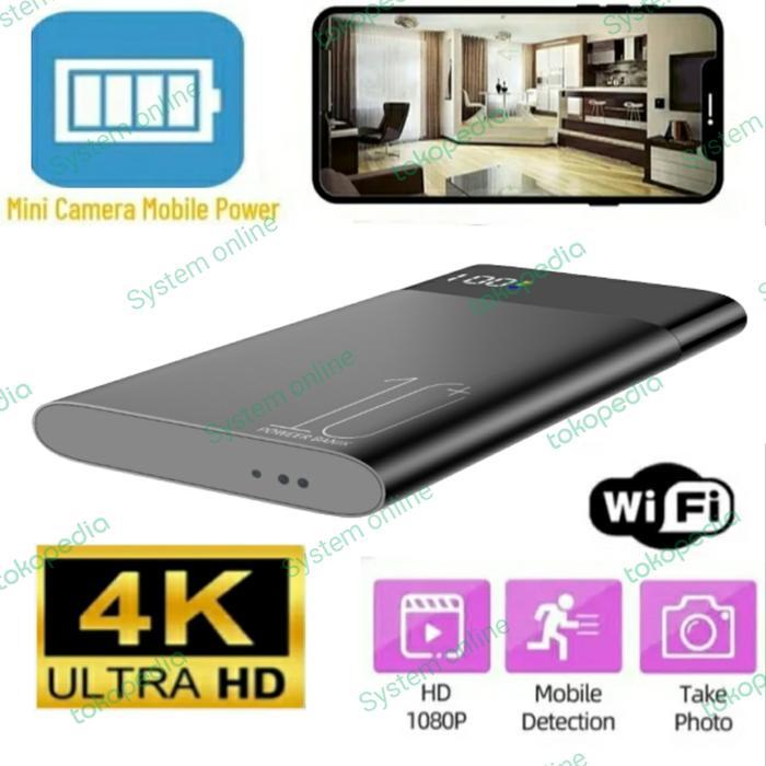 BERGARANSI Kamera Model Power Bank H10 CCTV Pengintai Mini Tanpa Kabel Spy