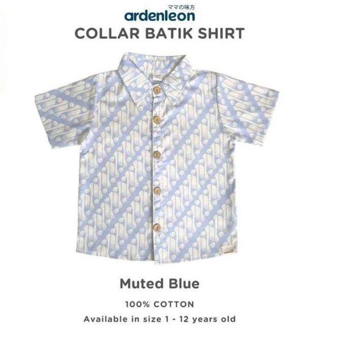 Ardenleon Collar Batik Kemeja Anak Laki Laki