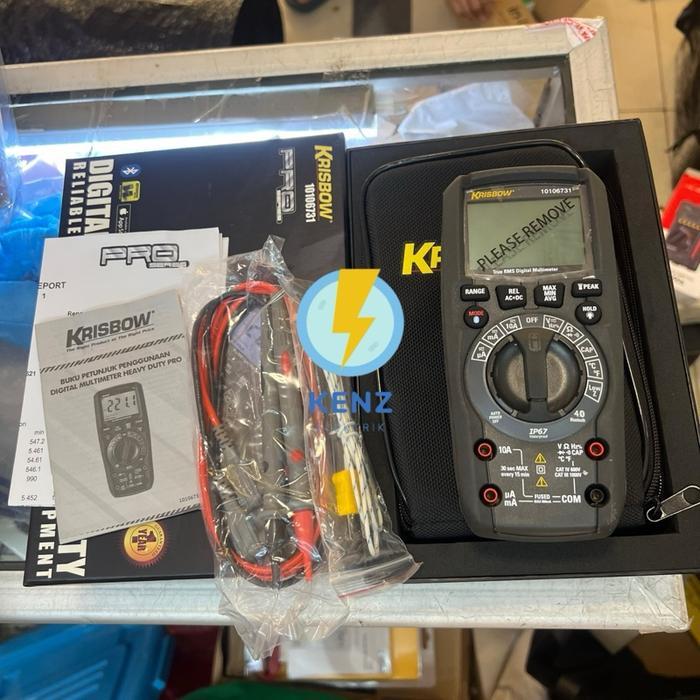 KRISBOW 10106731 DIGITAL MULTIMETER HEAVY DUTY PRO KRISBOW