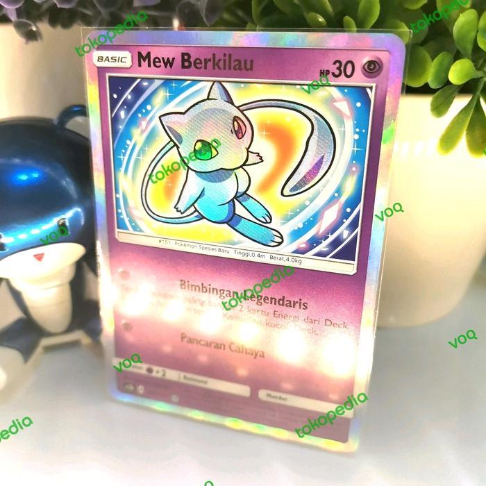 Sale Mew Shiny Berkilau Bercahaya Kartu Pokemon Indonesia Tcg