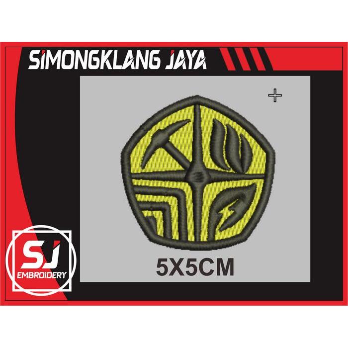 Emblem/Patch Bordir Komputer Logo Esdm Terbaru