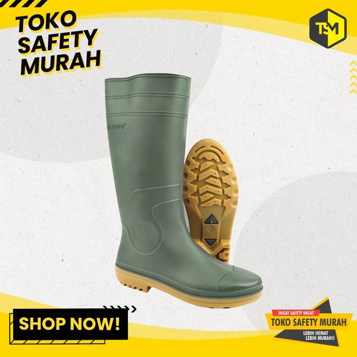 Khusus Grab Sepatu Boot Tinggi Pvc Karet Proyek Toyobo 8808 Size 38-44