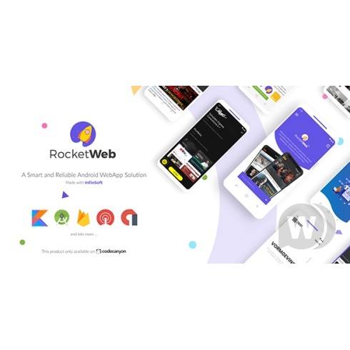 RocketWeb | Android WebView App Template - Source Code Aplikasi Mobile