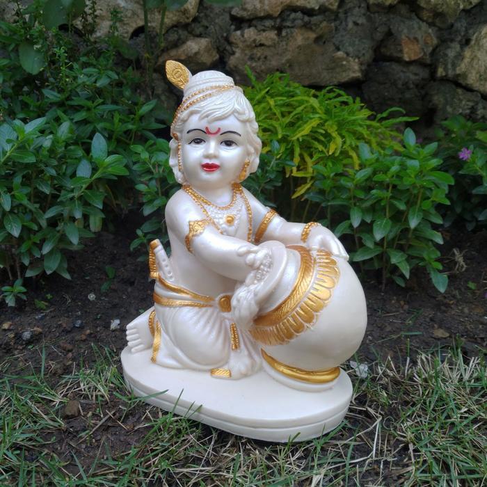 Olaimarket- Patung Baby Krishna/Patung Krishna/Patung Krisna/Dewa Krishna