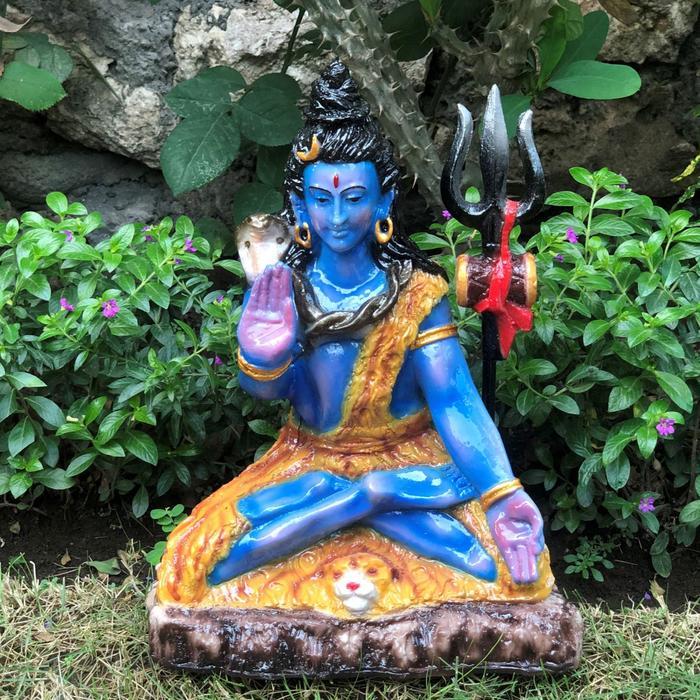 Olaimarket- Patung Dewa Siwa/Patung Siwa /Patung Dewa Siva/Mahadev Statue Resin