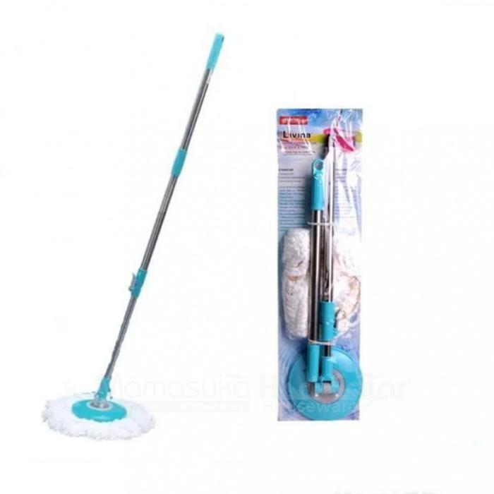 Terlaris Lion Star Bm-51 Livina Spin Mop Handle Set Pel Lion Star Bm 51