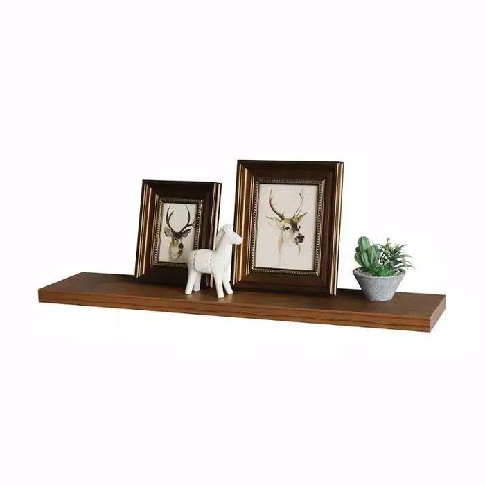 Ready Rak Ambalan Dinding Minimalis Modern Siku Besi Kayu Kuat Dan Kokoh 60Cm X 30Cm X 2Cm Dekorasi