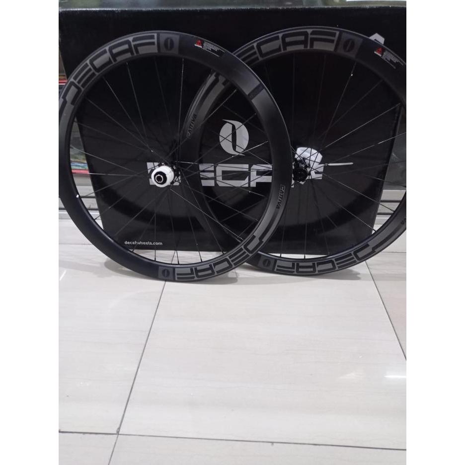 TERBARU WHEELSET DECAF 700C CARBON DISCBRAKE