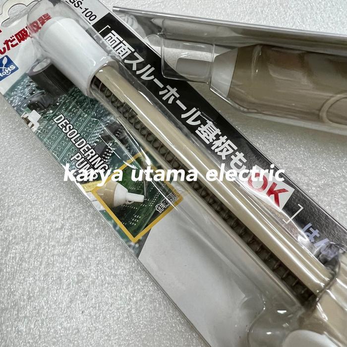 TERBARU sedotan timah solder goot gs 100 atraktor pump solder goot GS 100 original