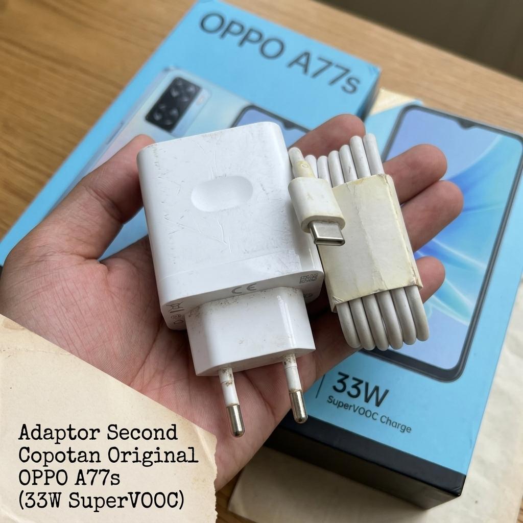 Cas OPPO VCB3HDEH Bekas Copotan SuperVOOC 33W Fast Charging 5-11V 3A Cocok OPPO A77s